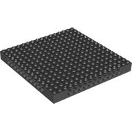 Lego Brick Special 16 x 16 x 1 1/3 with Pinholes / Black