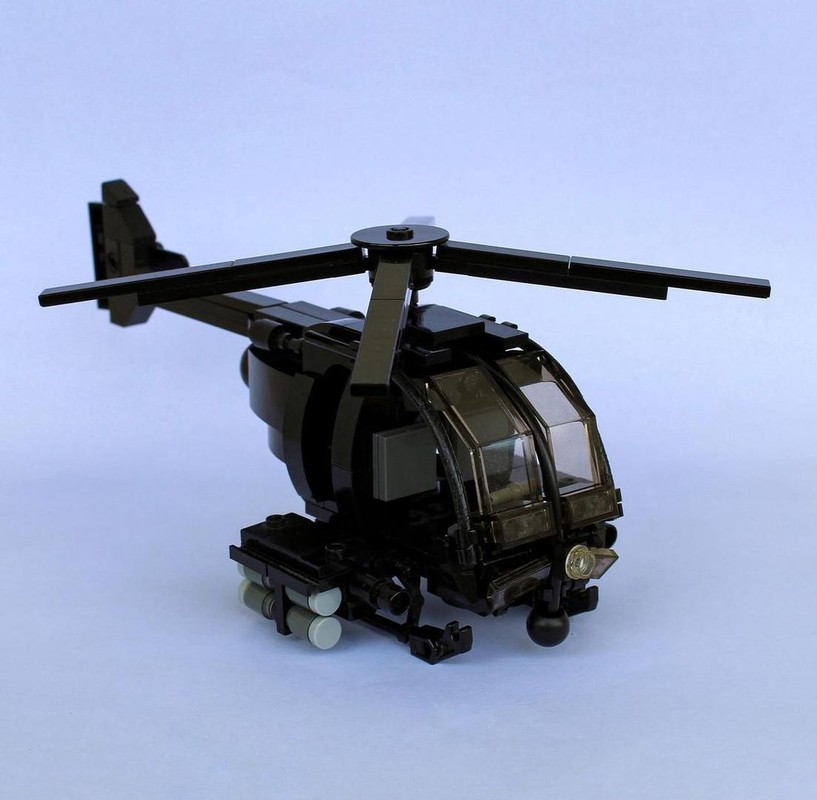 Lego Little Bird light attack helicopter