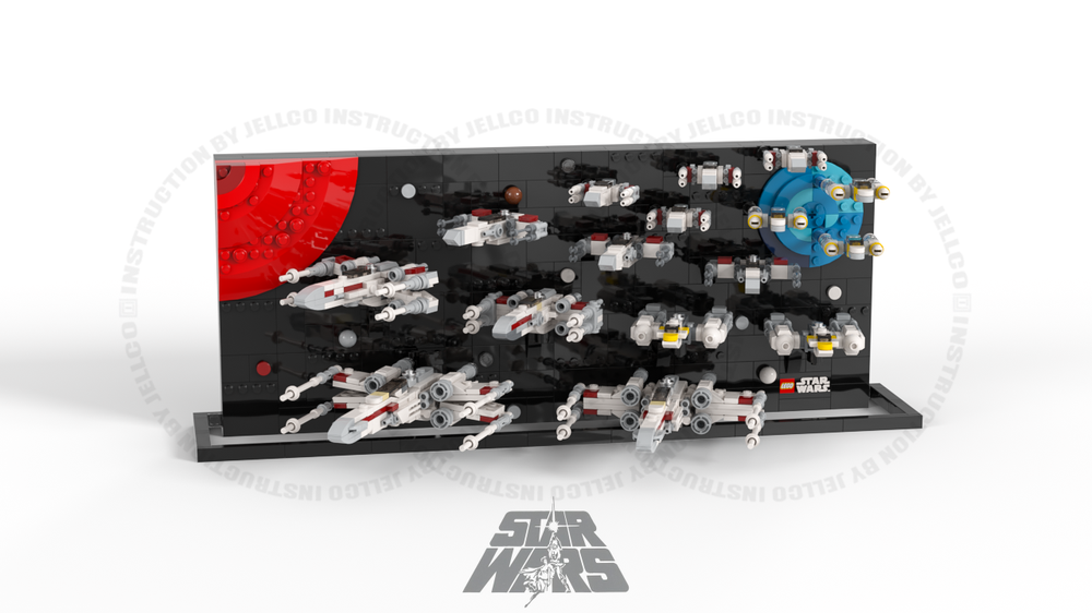 Lego Iconic Scene Series PART II : "Red 5 Standing By."