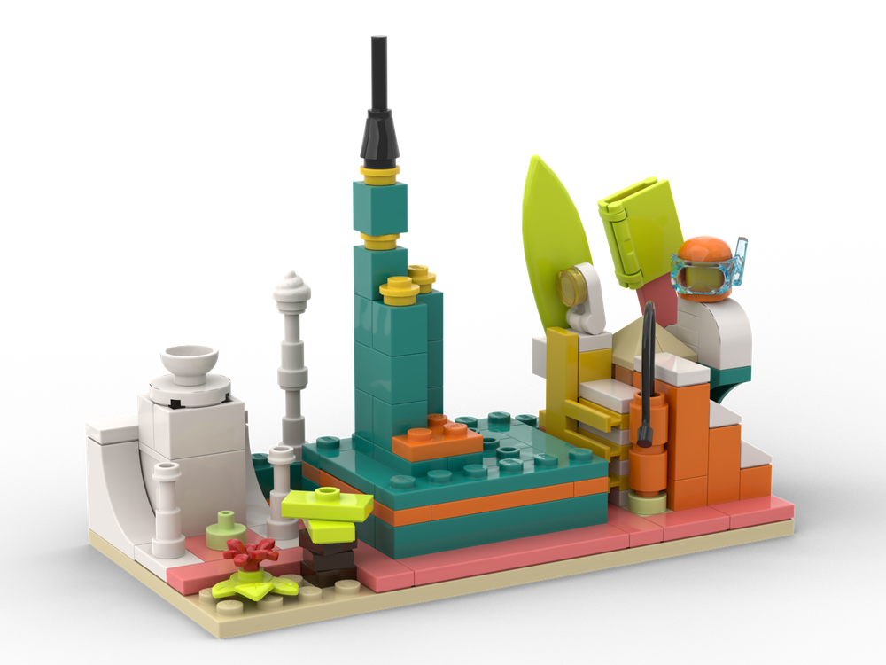 Lego 41754 Leo's Room Alt, Dystopian City