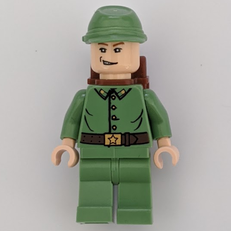 Lego Russian Guard with Backpack
