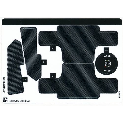Lego Sticker Sheet for Set 40894-1 / [No Color/Any Color]