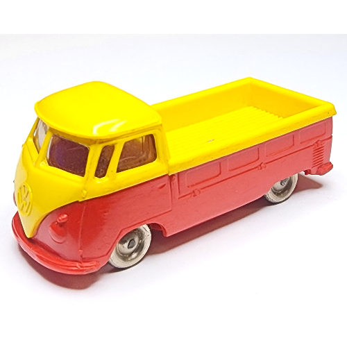 Lego HO Scale VW Pickup - Red Base / Yellow