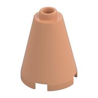 Lego Cone 2 x 2 x 2, Open Stud / Nougat