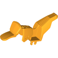 Lego Fairing, Motorcycle, Dirt Bike / Bright Light Orange