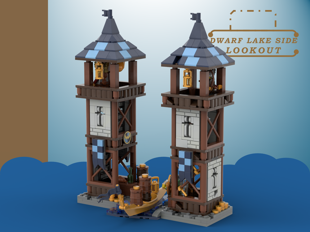 Lego Fantasy Era Dwarf Lake Side Lookout