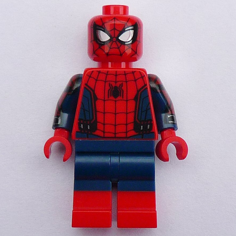 Lego Spider-Man, Suit with Detailed Black Trim, Plain Legs