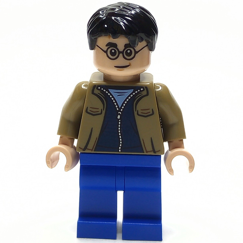 Lego Harry Potter, Dark Tan Jacket, Blue Legs