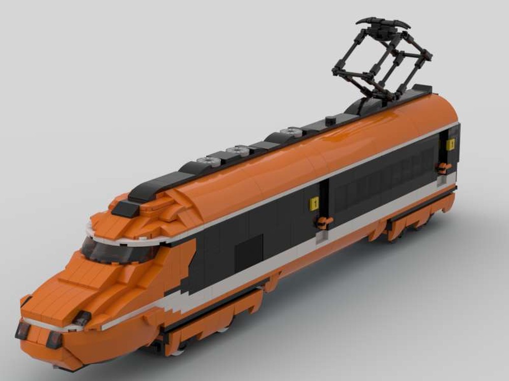 Lego TGV Sud-Est Locomotive Horizon Express 10233 MOC