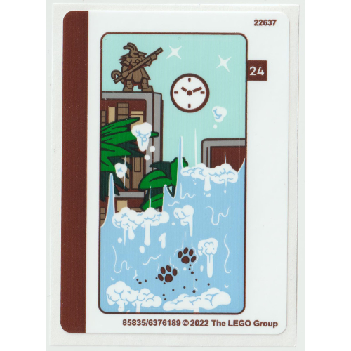 Lego Sticker Sheet 1 for Set 80108-1
