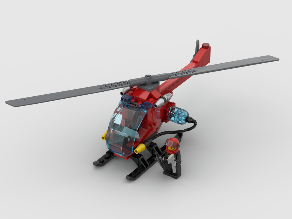 Lego 6531 Flame chaser - remake helicopter v2