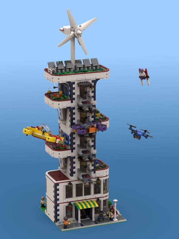 Lego Apartment of the future modular
