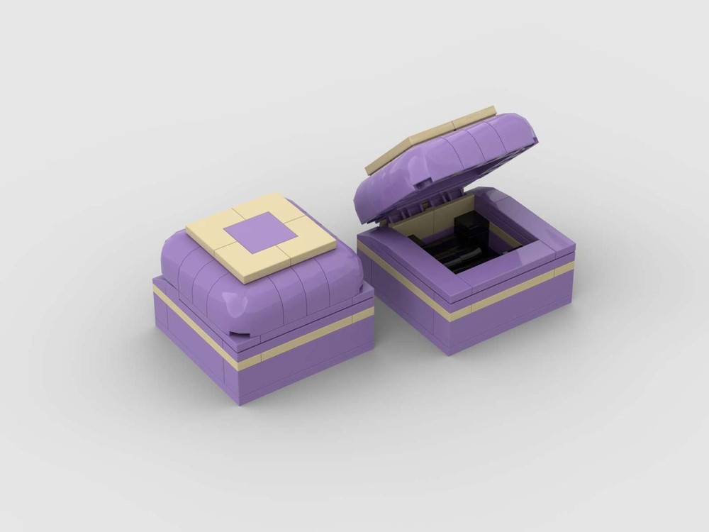 Lego Ring Box in Lavender