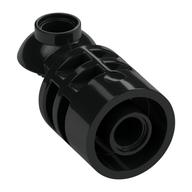 Lego Brick Round 2 x 2 D. Tube with Rotation Joint Ball Half / Black