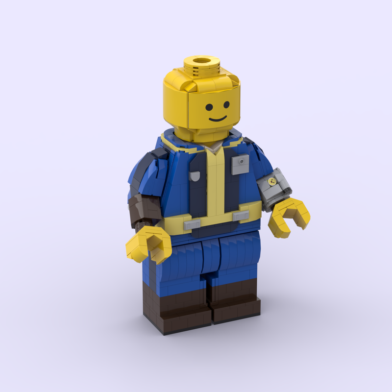 Lego Updated Fallout TV Vault-Tec Vault Suit