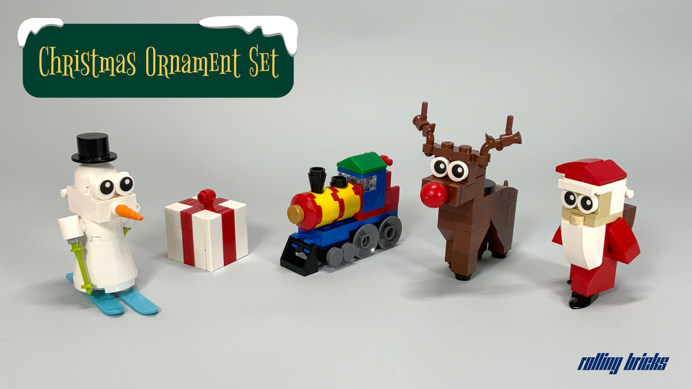 Lego Christmas Ornament Set