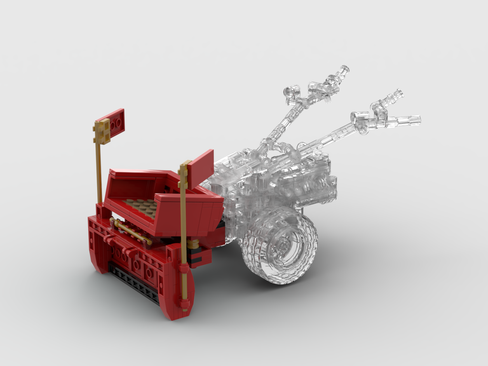 Lego 40499 Snow Plow for Single-Axle Tractor #6