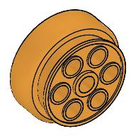 Lego Wheel 30 x 13 Model Team / Medium Orange
