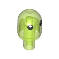 Lego Light Cover with Internal Bar / Bionicle Barraki Eye with Black Eyes print (Z-Blob)