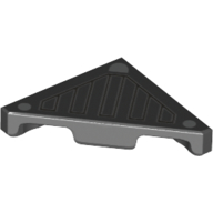Lego Tile 45° Cut 2 x 2 (Triangle) with Grill Print