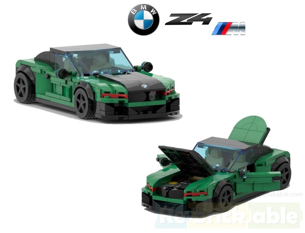 Lego BMW Z4 G29 serie M - Green
