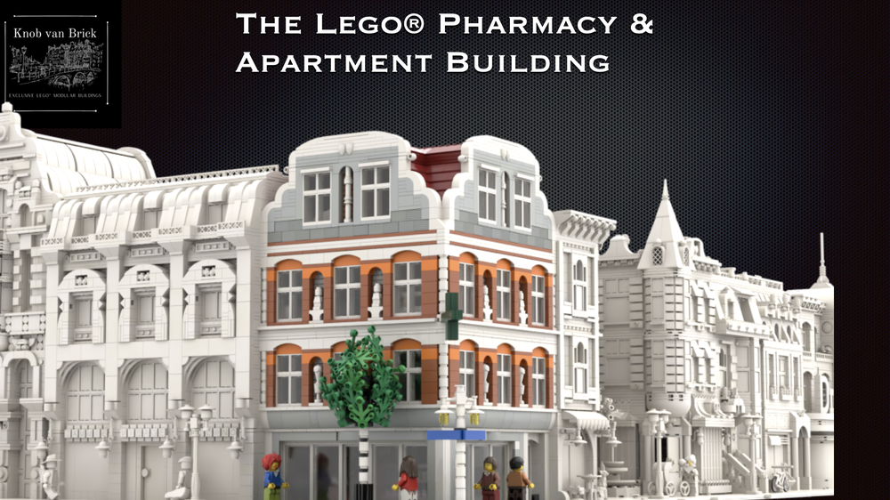 LEGO® Pharmacy & Appartment Building