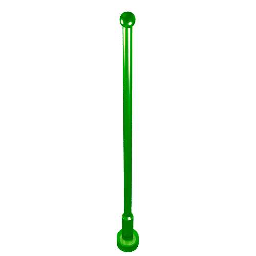 Lego Antenna 8H Whip / Trans-Green