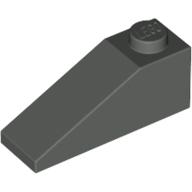 Lego Brick Sloped 33° 3 x 1 / Dark Gray