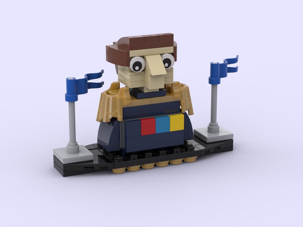 Lego Uniformed Person Bust