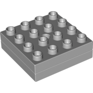 Lego Duplo Turntable, 4 x 4 / Light Bluish Gray