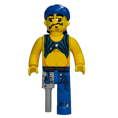 Lego Juniors Midifig, Pirates - Scurvy Dog / Yellow
