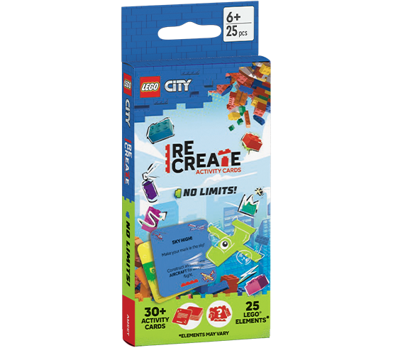 Lego City: ReCreate Activity Cards: No Limits