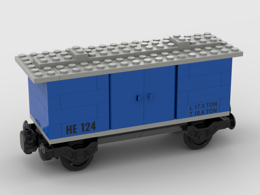 Lego 124-2 Goods Wagon - 2021 version