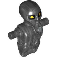 Lego Torso/Head Mechanical, 2-1B Medical Droid (8096) / Pearl Dark Gray