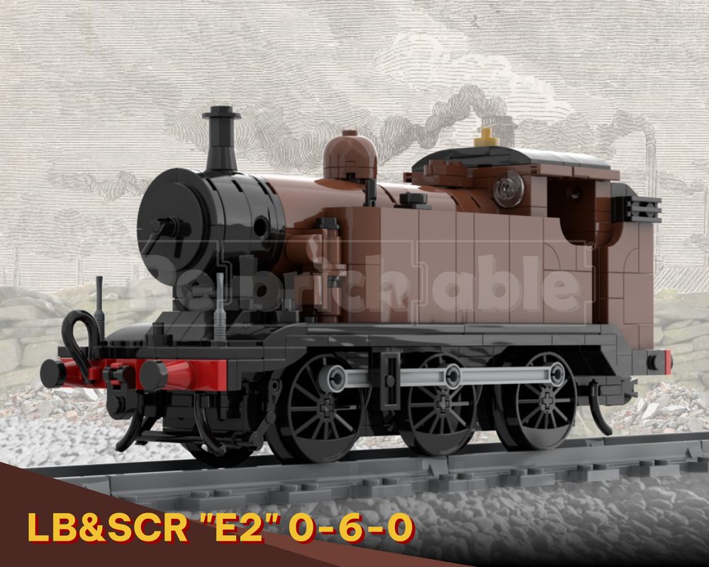 Lego LB&SCR "E2" 0-6-0 Tank Engine - Hobbybricks Branchline