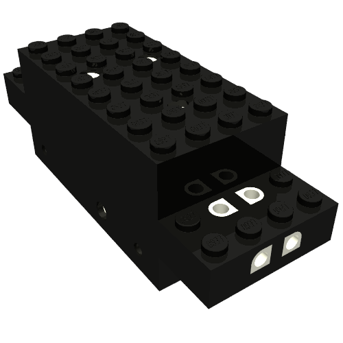 Lego Motor, Train, 12V 12 x 4 x 3 1/3 Type II with Three Side Holes