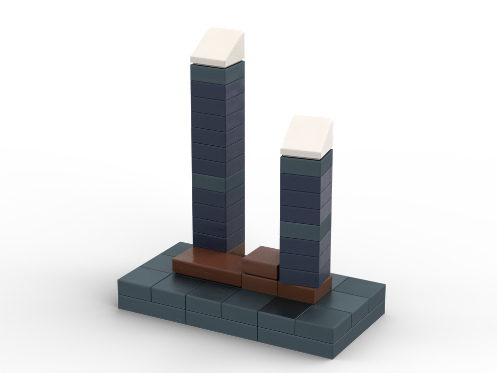 Lego Nano Burj Mohammed Bin Rashid & The WTC Complex