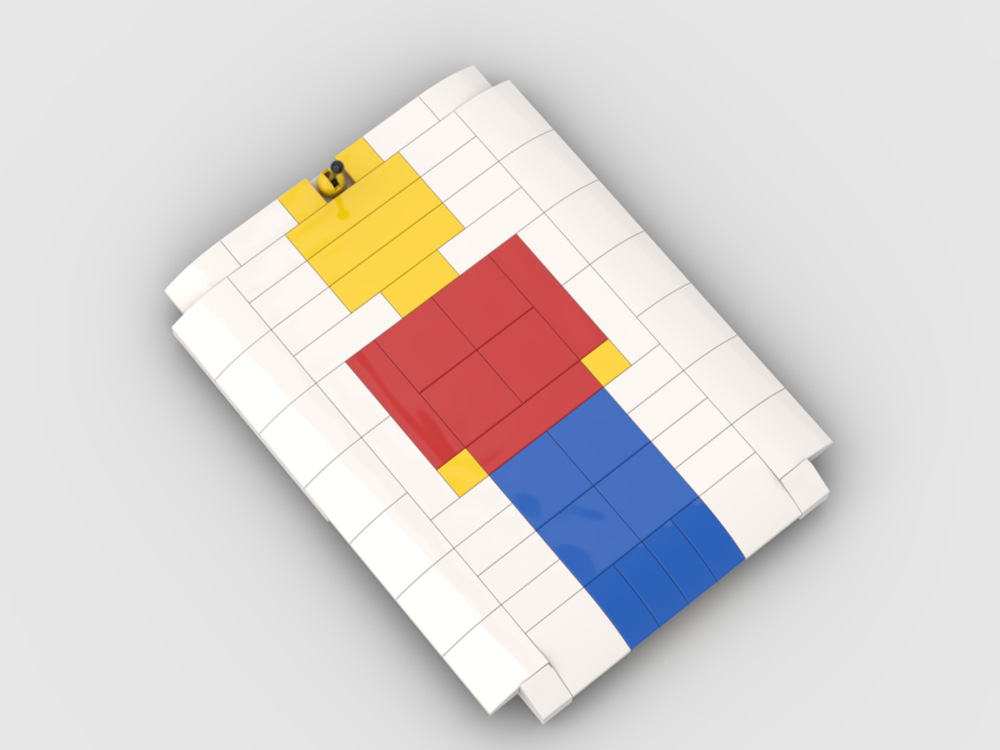 Lego 10242 Mini Cooper - Minifigure Roof