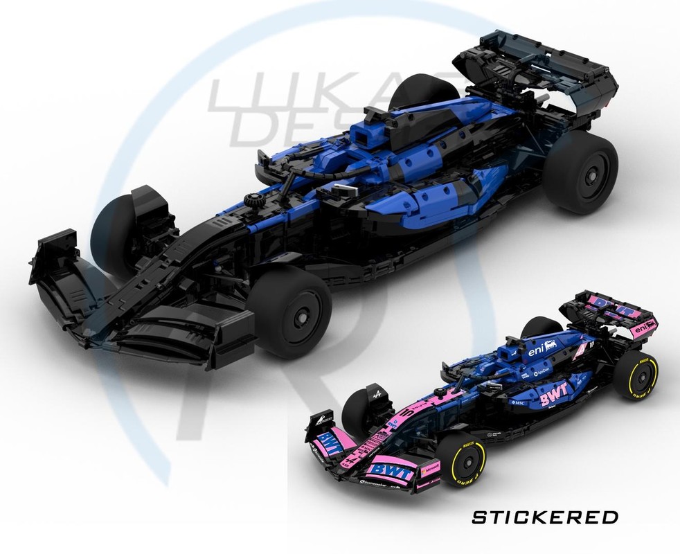 Lego Alpine F1 A525 1:8 Scale