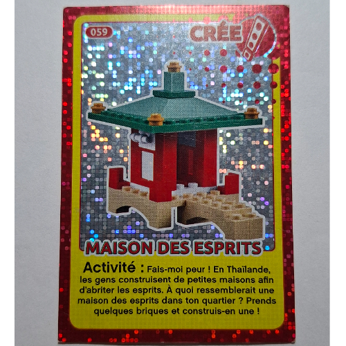 Lego Trading Card for Set TRADINGCARD-12, #059 Print (Foil)