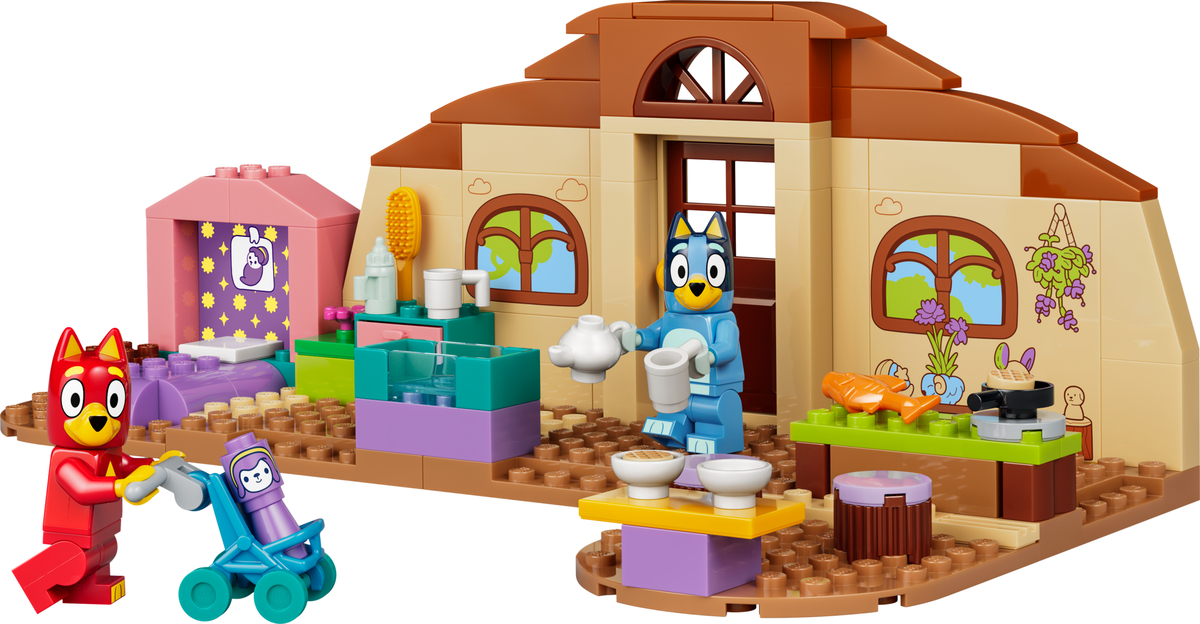 Lego School with Rusty and Bluey