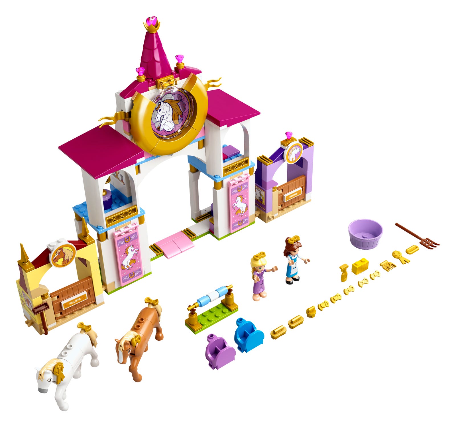 Lego Belle and Rapunzel's Royal Stables