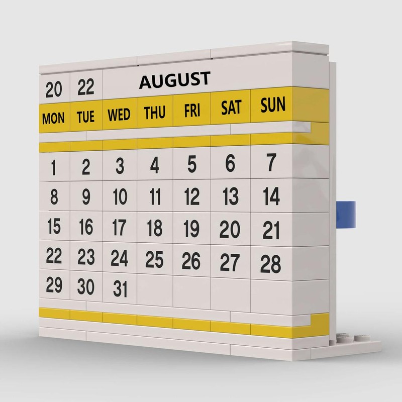 Lego Everyday is Awesome - Calendar and Curve