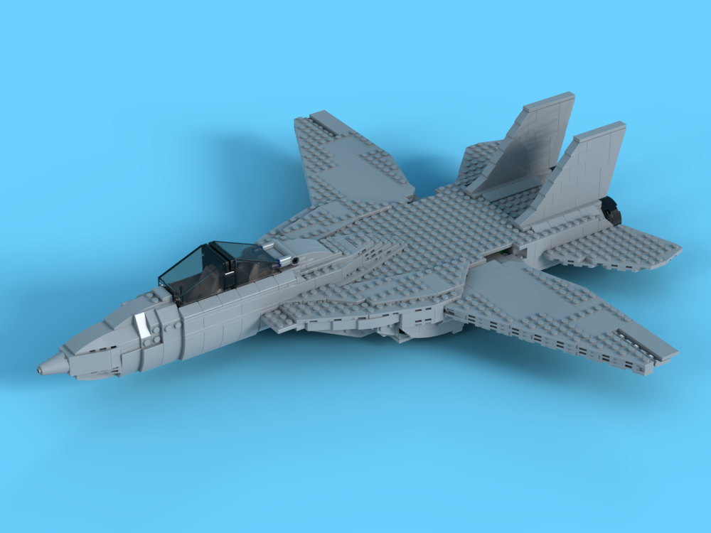 Lego Grumman F-14 1/34 scale (FREE)