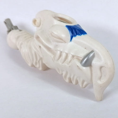 Lego Large Figure Head, with Pin, Shimmel / White