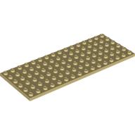 Lego Plate 6 x 16 / Tan