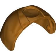 Lego Headwear Accessory Visor [Large with Trapezoid Top] / Metallic Gold