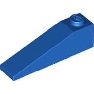 Lego Brick Sloped 18° 4 x 1 / Blue