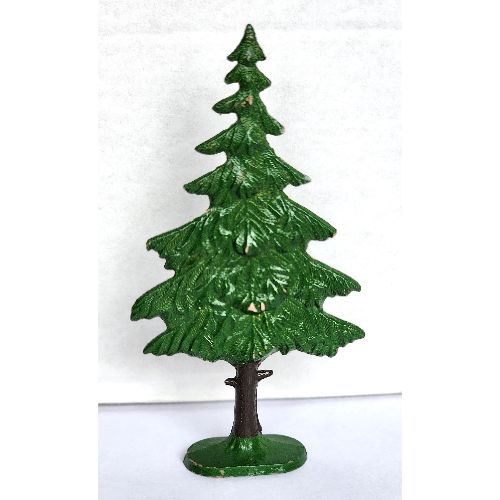Lego Plant, Tree Flat Pine Painted with Solid Base / Green