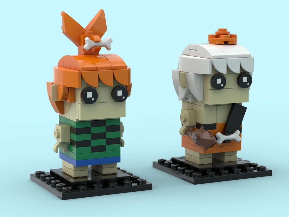 Lego Pebbles & Bam Bam (The Flintstones)